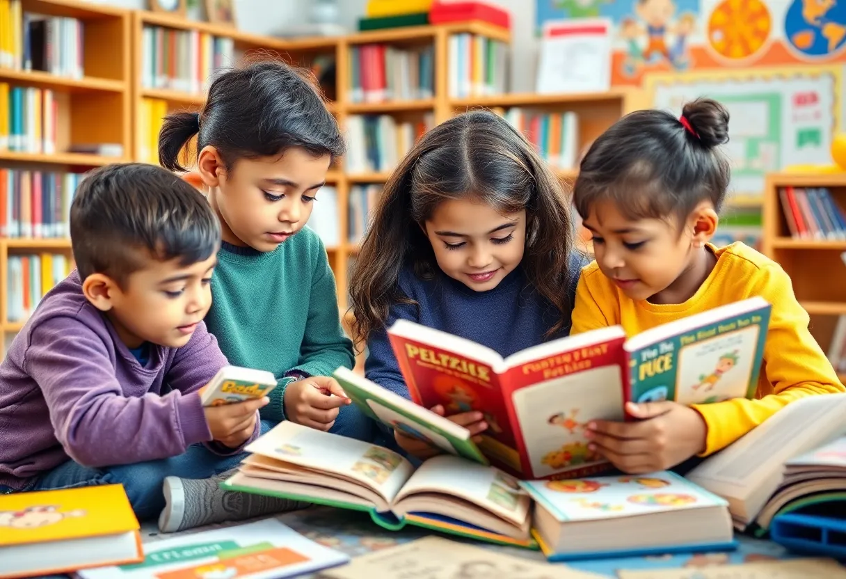 Children participating in a tutoring session at RISE Augusta