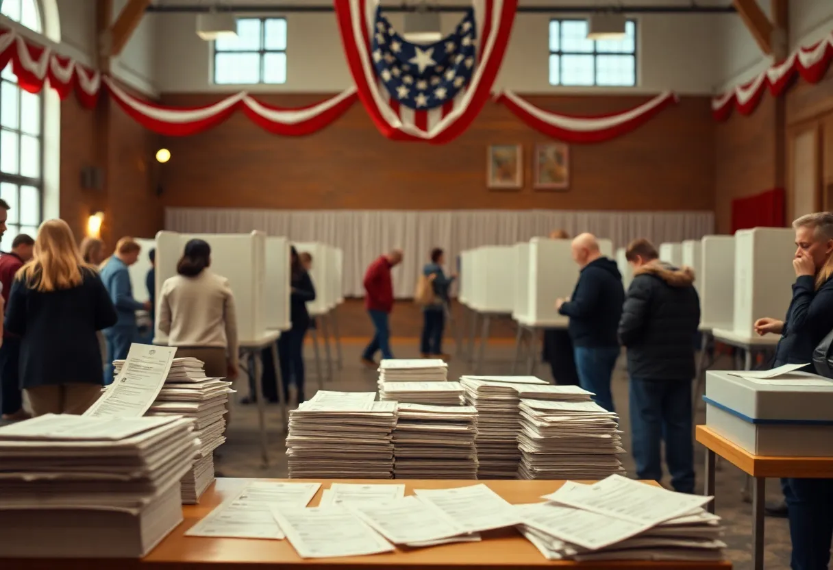 Representation of democracy and voting process