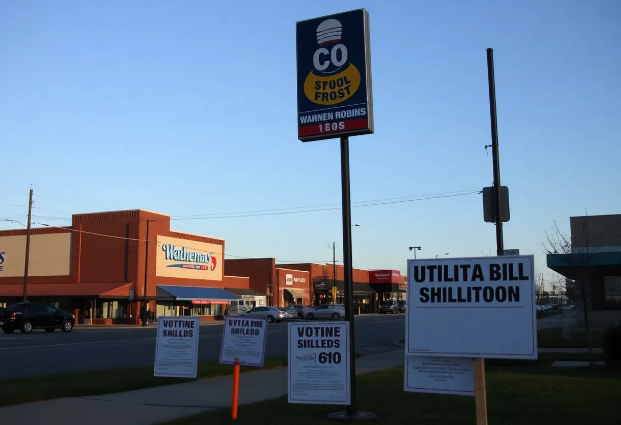 Community scene in Warner Robins during federal government shutdown