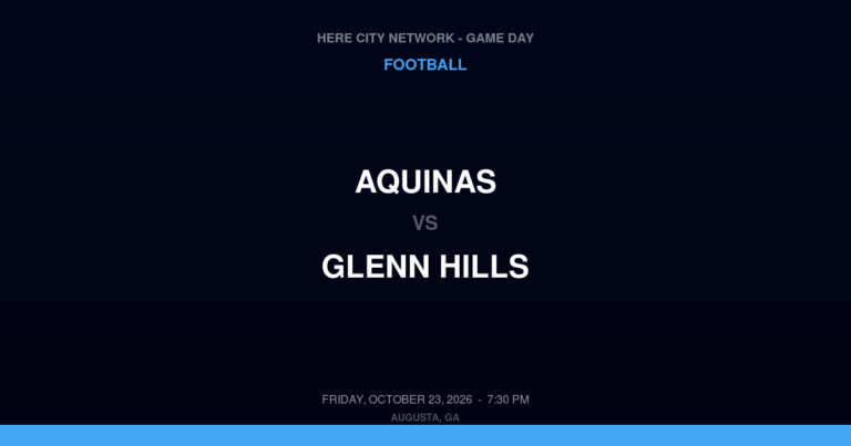 Aquinas 35, Glenn Hills 6