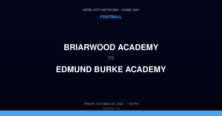 Briarwood Academy 28, Edmund Burke Academy 6