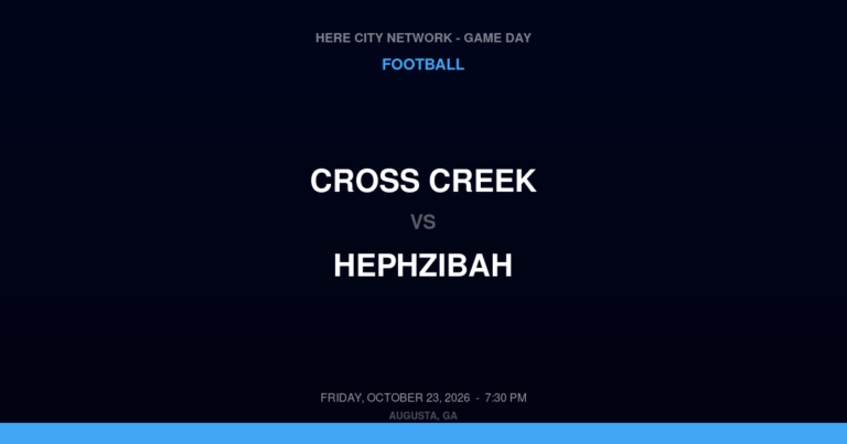 Cross Creek 0, Hephzibah 68