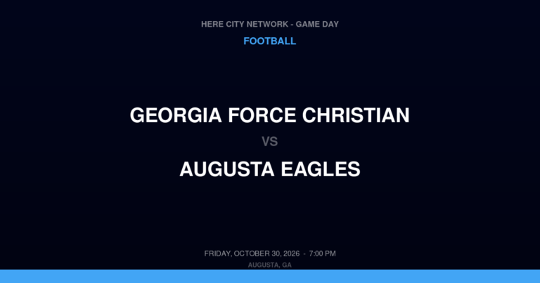 Georgia Force Christian at Augusta Eagles
