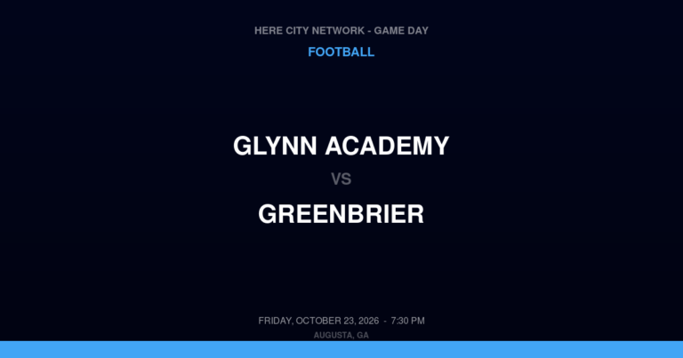 Glynn Academy 15, Greenbrier 26