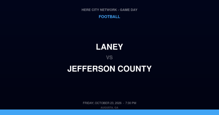 Laney 54, Jefferson County 12