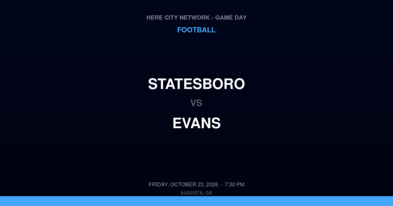 Statesboro 36, Evans 35